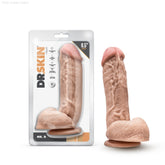 Dr. Skin By Blush® | Mr. D 8.5 Inch Long Dildo with Suction Cup & Balls-French Quarter Lingerie